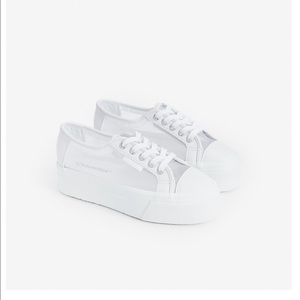 Superga Mesh Platform Sneakers